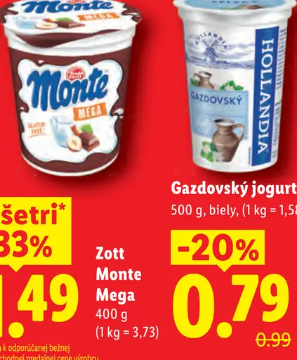 Zott Monte Mega