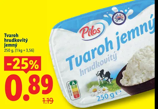 Pilos Tvaroh jemný hrudkovitý