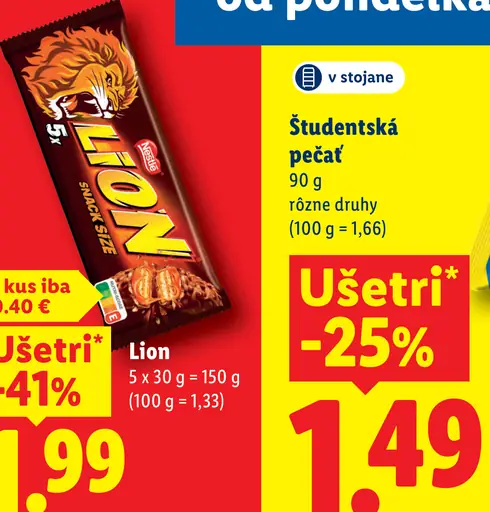 Lion snacková tyčinka