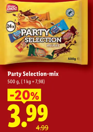 Mister Choc Party Selection-mix minis