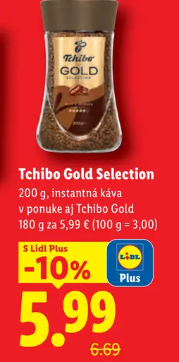 Tchibo Gold Selection instantná káva