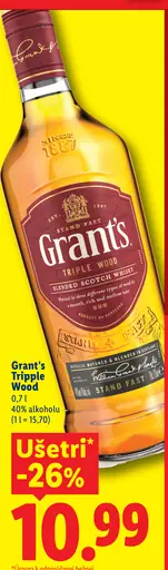 Grant's Tripple Wood whisky