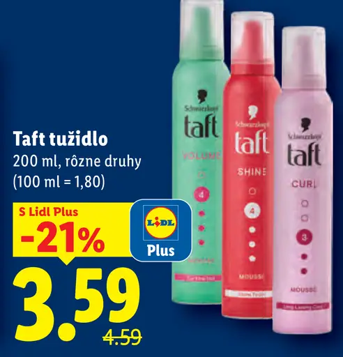Taft tužidlo na vlasy