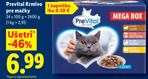 Prevital Krmivo pre mačky