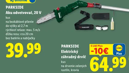 Parkside Aku odvetvovač