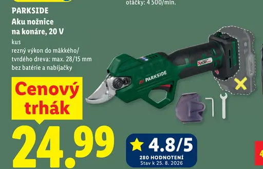 Parkside Aku nožnice