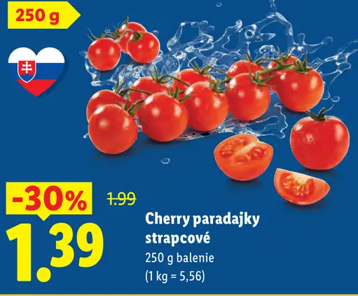 Paradajky cherry strapcové