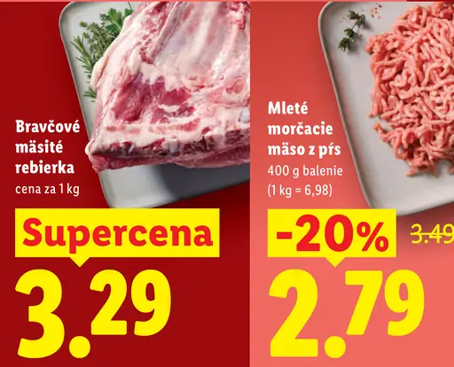 Mleté morčacie mäso