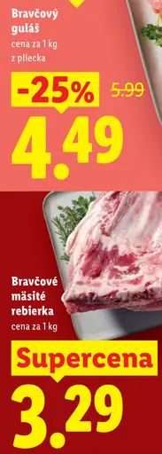 Bravčový guláš z pliecka