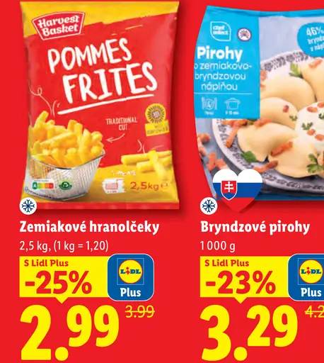 Harvest Basket Zemiakové hranolčeky