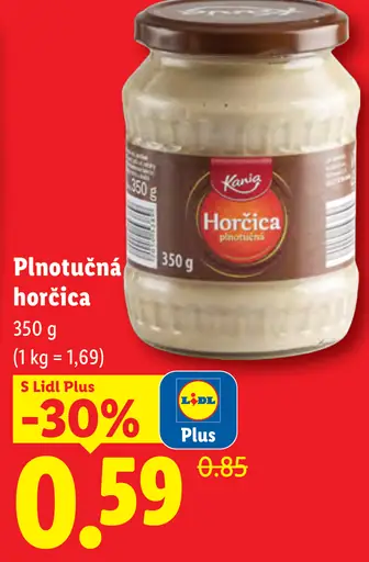 Kania Plnotučná horčica