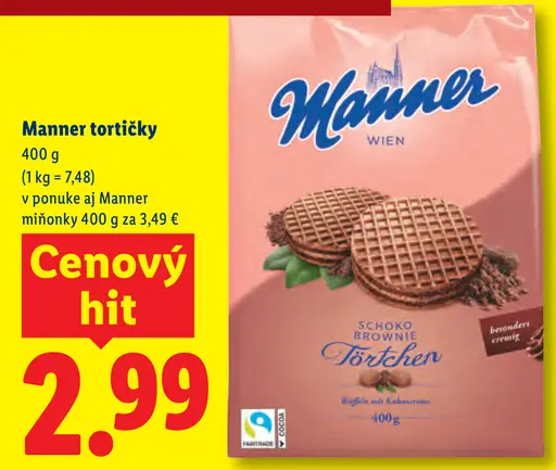 Manner Tortičky