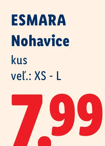Esmara nohavice