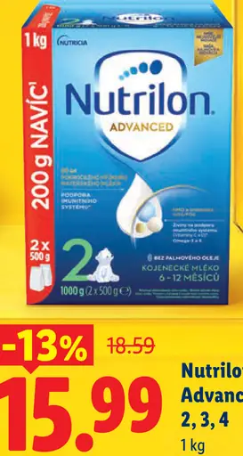 Nutrilon Advanced 2, 3, 4