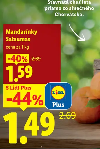 Mandarínky Satsumas