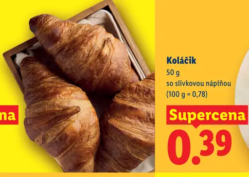 Koláčik so slivkovou náplňou