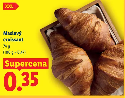 Maslový croissant