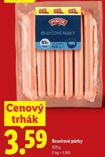 Pikok Bravčové párky