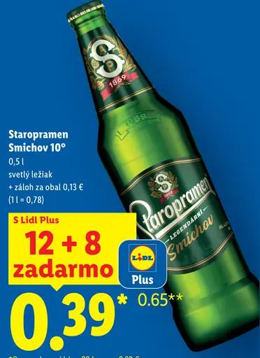 Staropramen Smíchov 10° svetlé ležiak – Lidl Plus