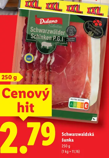 Dulano Schwarzwaldská šunka