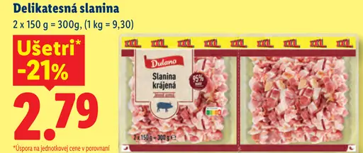 Dulano Delikatesná slanina