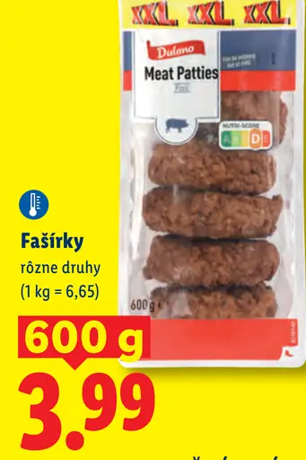 Dulano fašírky, rôzne druhy