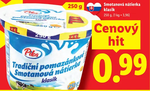 Pilos Tradičná pomazánková nátierka klasik