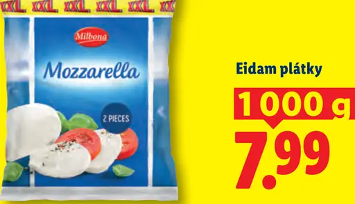 Milbona Edam plátky