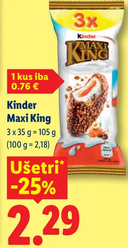 Kinder Maxi King