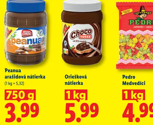 MiChoc Peanua arašidová nátierka