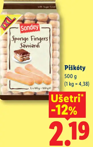 Sondey piškóty
