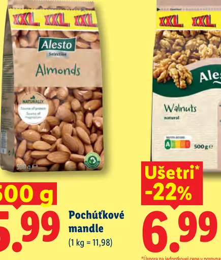 Alesto Pochúťkové mandle