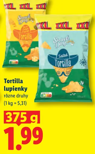 Snack Day Tortilla rolky