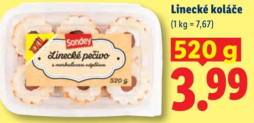 Sondey linecké koláče