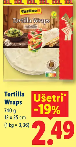Tastino Tortilla Wraps