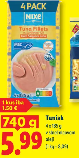 Nixe tuniak v slnečnicovom oleji