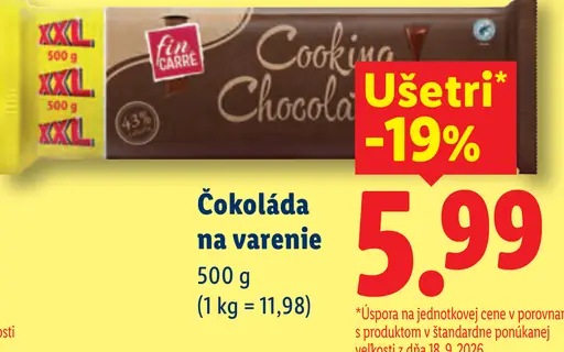 Fin Carre Čokoláda na varenie