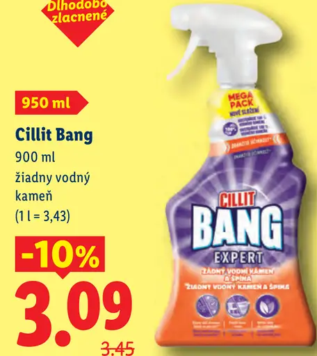 Cillit Bang Expert čistič proti vodnému kameňu a špine