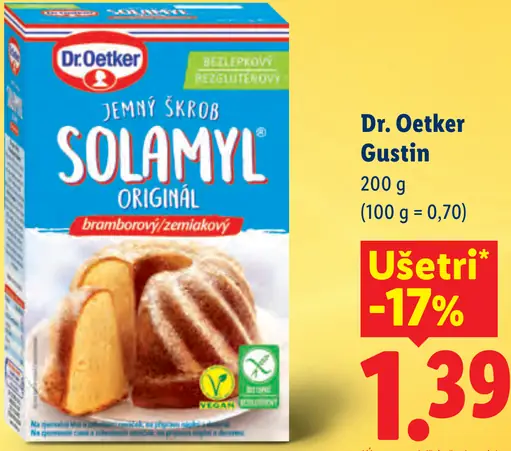 Dr. Oetker Solamyl zemiakový škrob