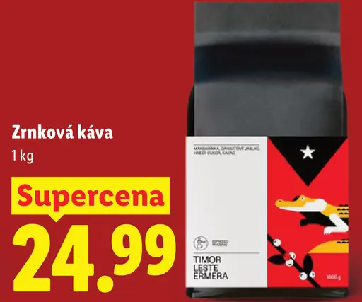 Zrnková káva Timor Leste