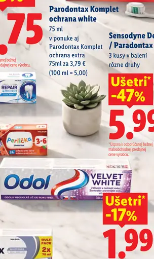 Parodontax Komplet ochrana white