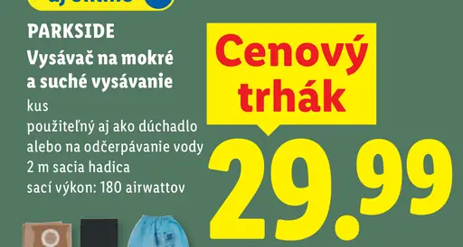 PARKSIDE vysávač na mokré a suché vysávanie, 1 200 W, 12 l