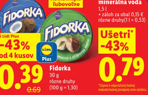 Opavia Fidorka, 3 druhy