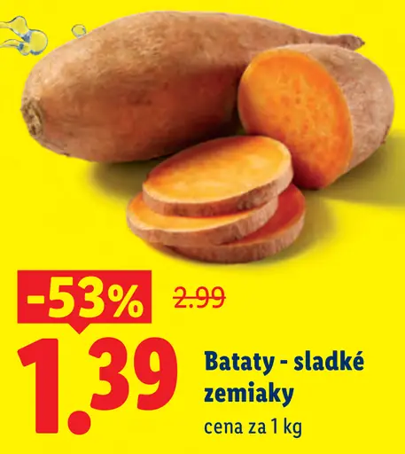 Bataty sladké zemiaky