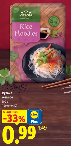 Vitasia Ryžové rezance