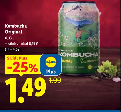PRAGER'S Kombucha Original
