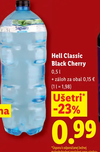 Hell Black Cherry energetický nápoj