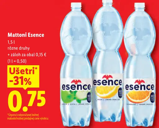 Mattoni Esence, rôzne druhy