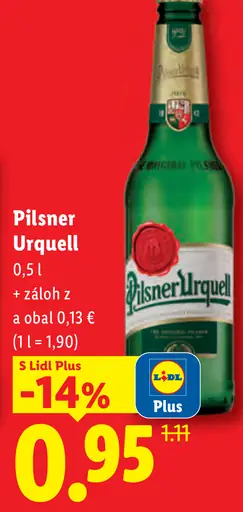 Pilsner Urquell pivo