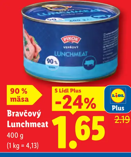 Bravčový luncheon meat